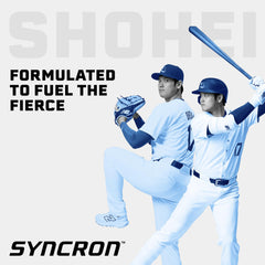 Shohei Ohtani endorsement text on Syncron packaging