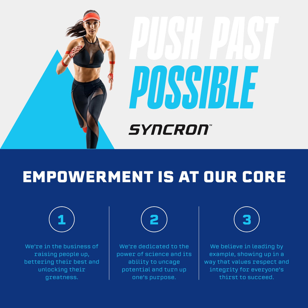 Syncron sugar-free electrolyte hydration formula label