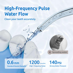 3 cleaning modes: Soft, Pulse, Strong with IPX7 waterproof
