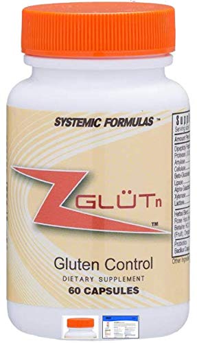 ZGLUTn Gluten Control bottle label