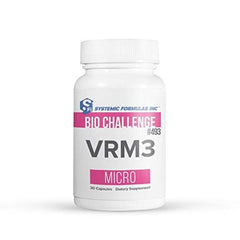 Systemic Formulas Bio Challenge VRM3 bottle label – front view