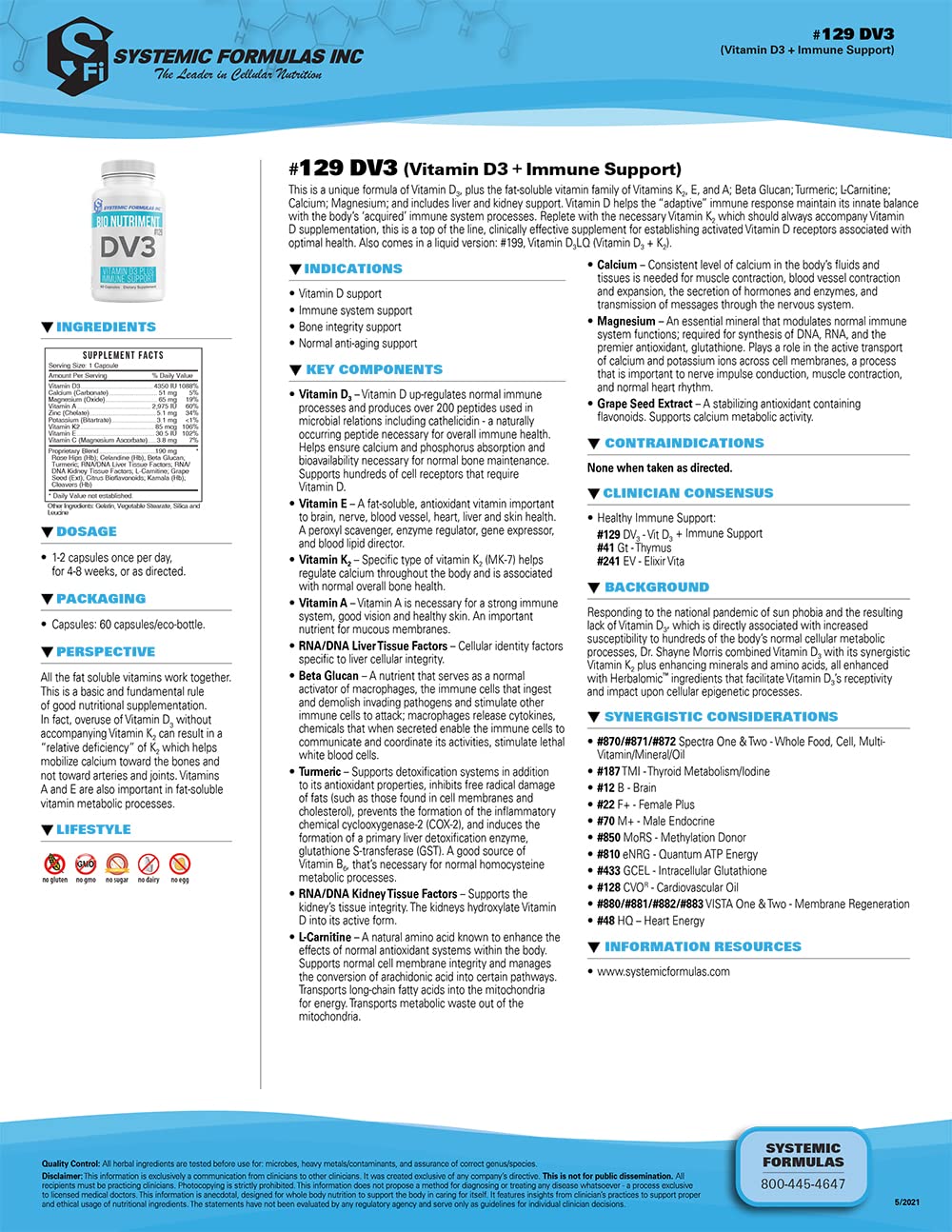 Close-up of Vitamin D3 K2 immune support formula and capsules