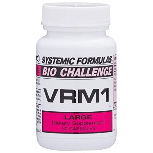 Systemic Formulas VRM1 garlic oil bottle