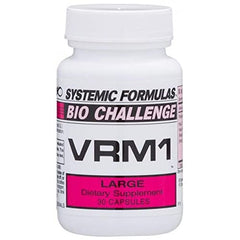 Systemic Formulas VRM1 garlic oil bottle