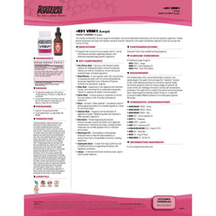 Close-up of garlic-flavored VRM1 oil