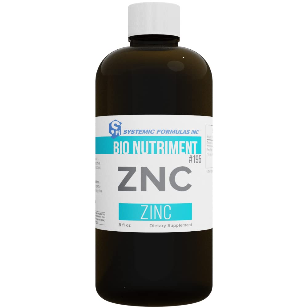 Systemic Formulas ZNC Zinc Chelate bottle label