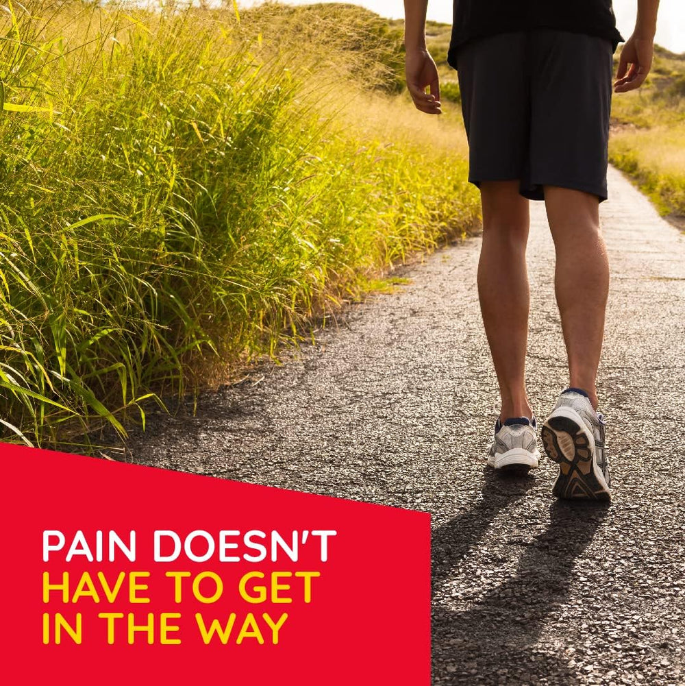 Muscle aches relief with fast-acting formula