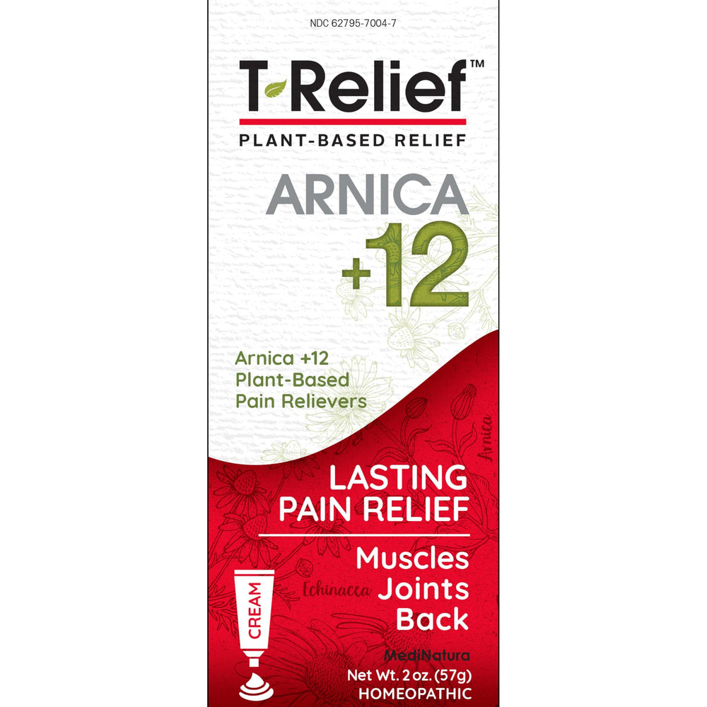 Natural homeopathic ingredients include Arnica, Calendula, Echinacea and Hypericum