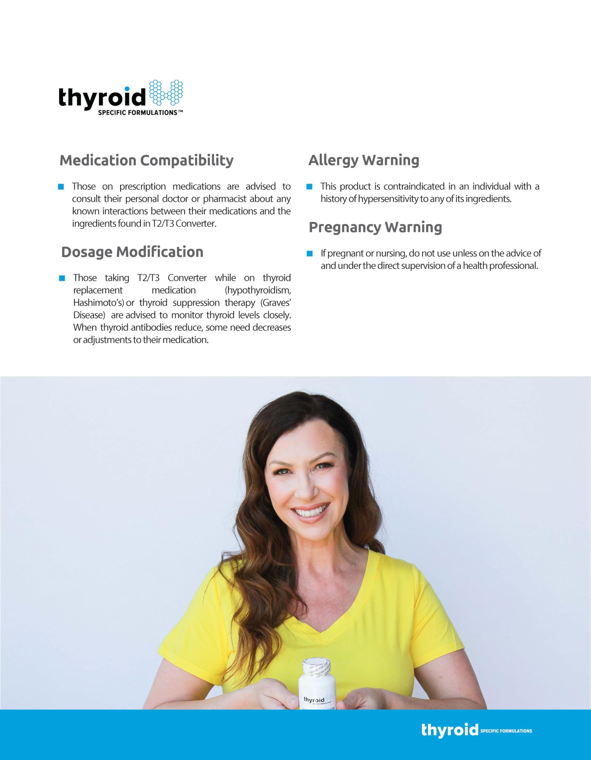 Selenium and zinc ingredients for thyroid conversion support