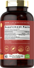 Close-up of Vitamin C label showing 3300mg total per bottle