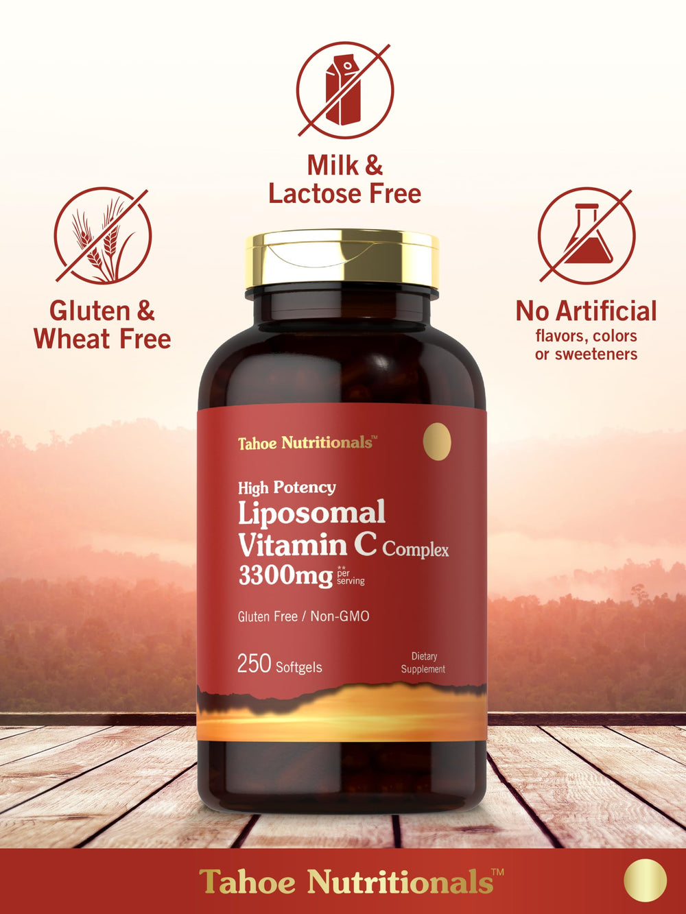 Gluten-free and Non-GMO indicators on packaging