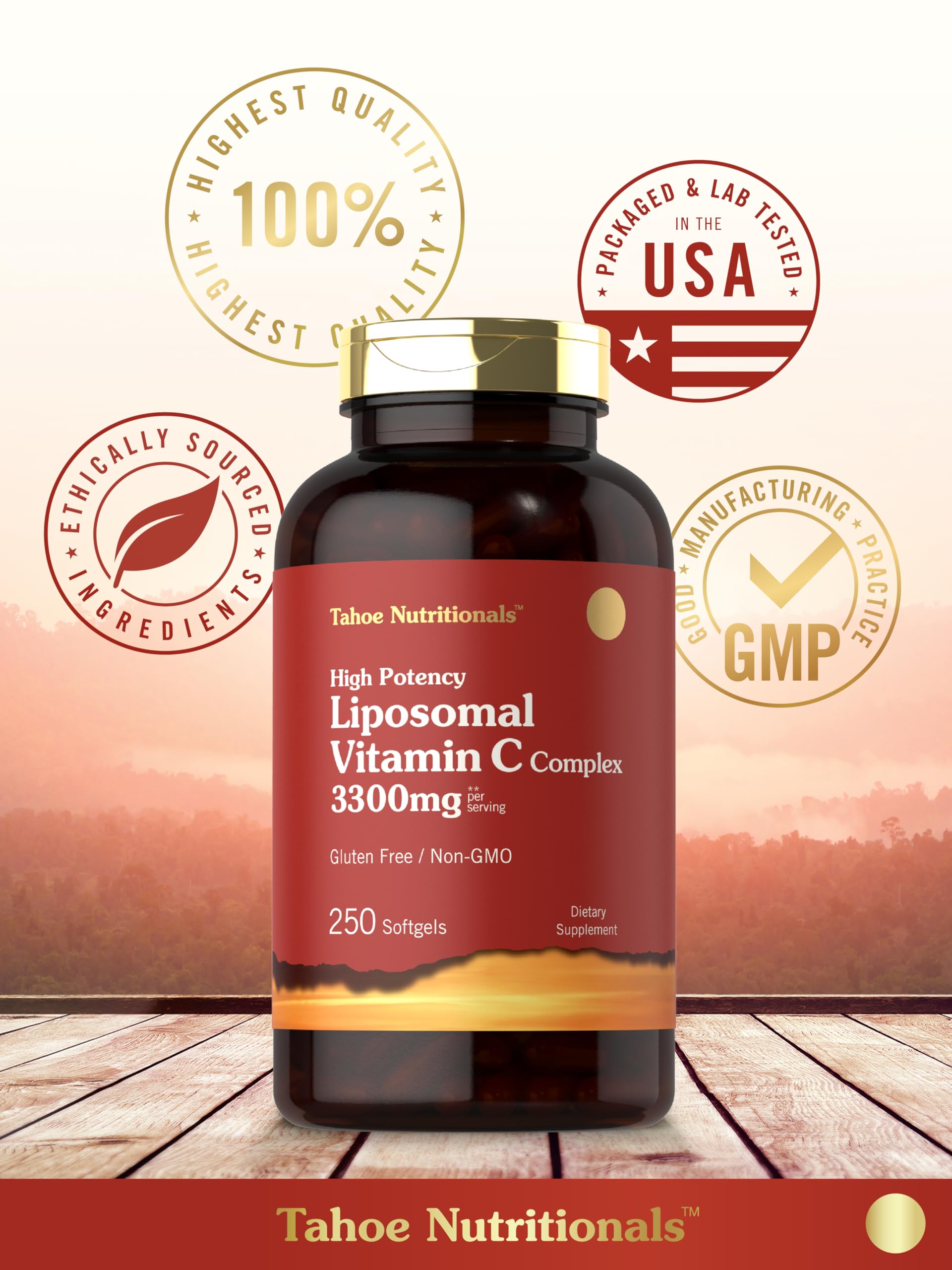 Laboratory Tested seal on bottle label