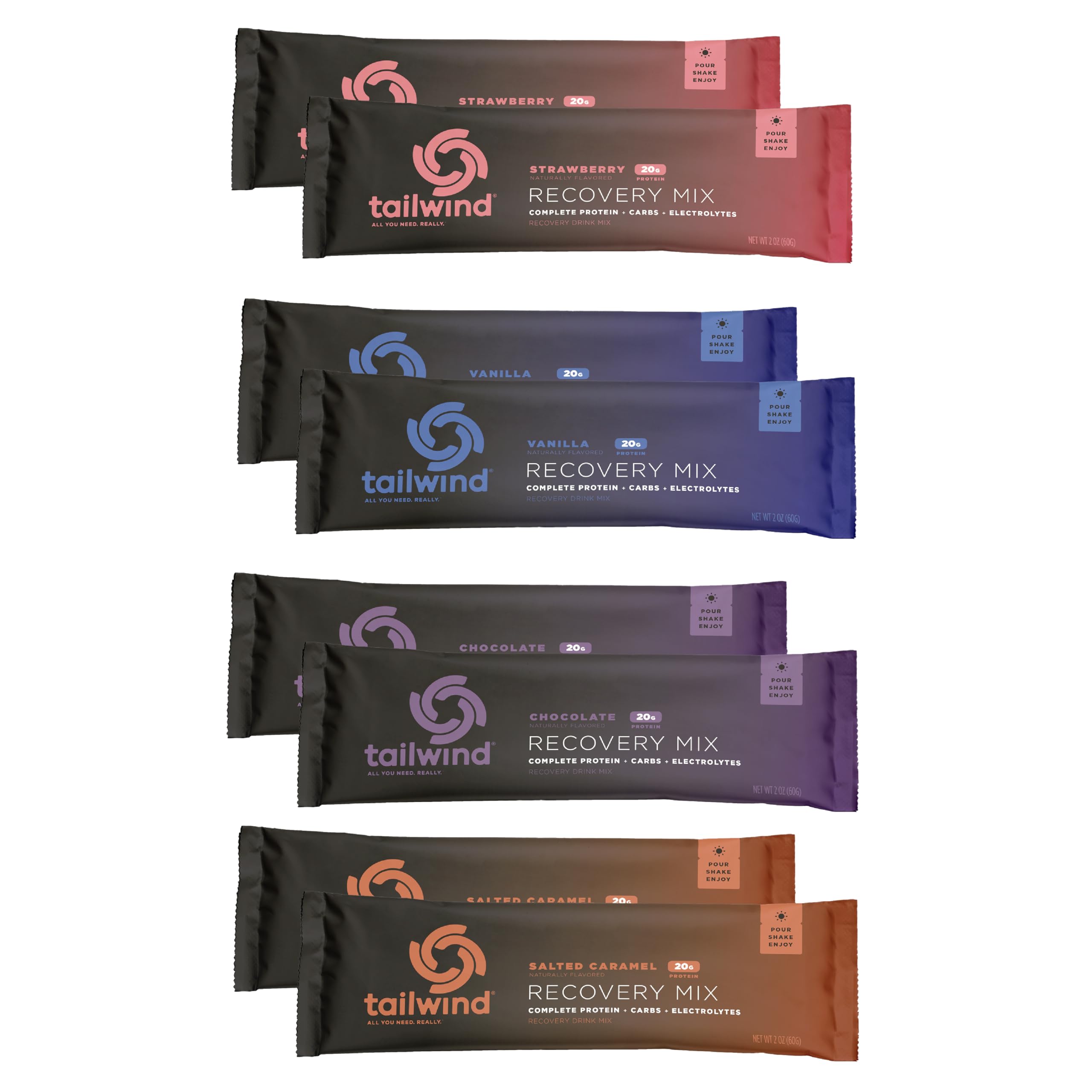 Tailwind Recovery Mix 8-pack with all flavors