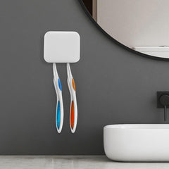 UV toothbrush case sanitizing toothbrush inside with mirror