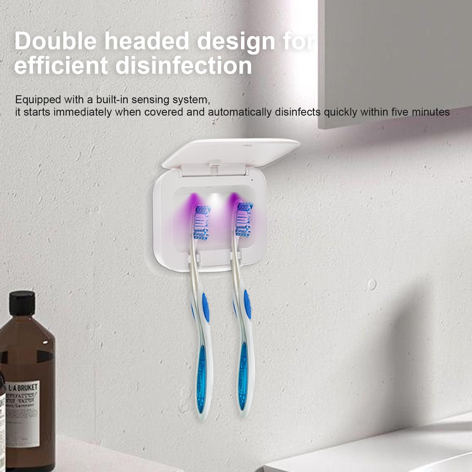USB charging port on TAISHAN UV toothbrush case