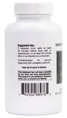 Close-up of Takesumi Supreme bamboo charcoal capsules packaging and label