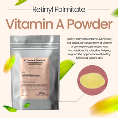 Retinol powder sample for cosmetic formulation