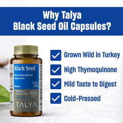TALYA Black Seed Oil Softgel bottle product image