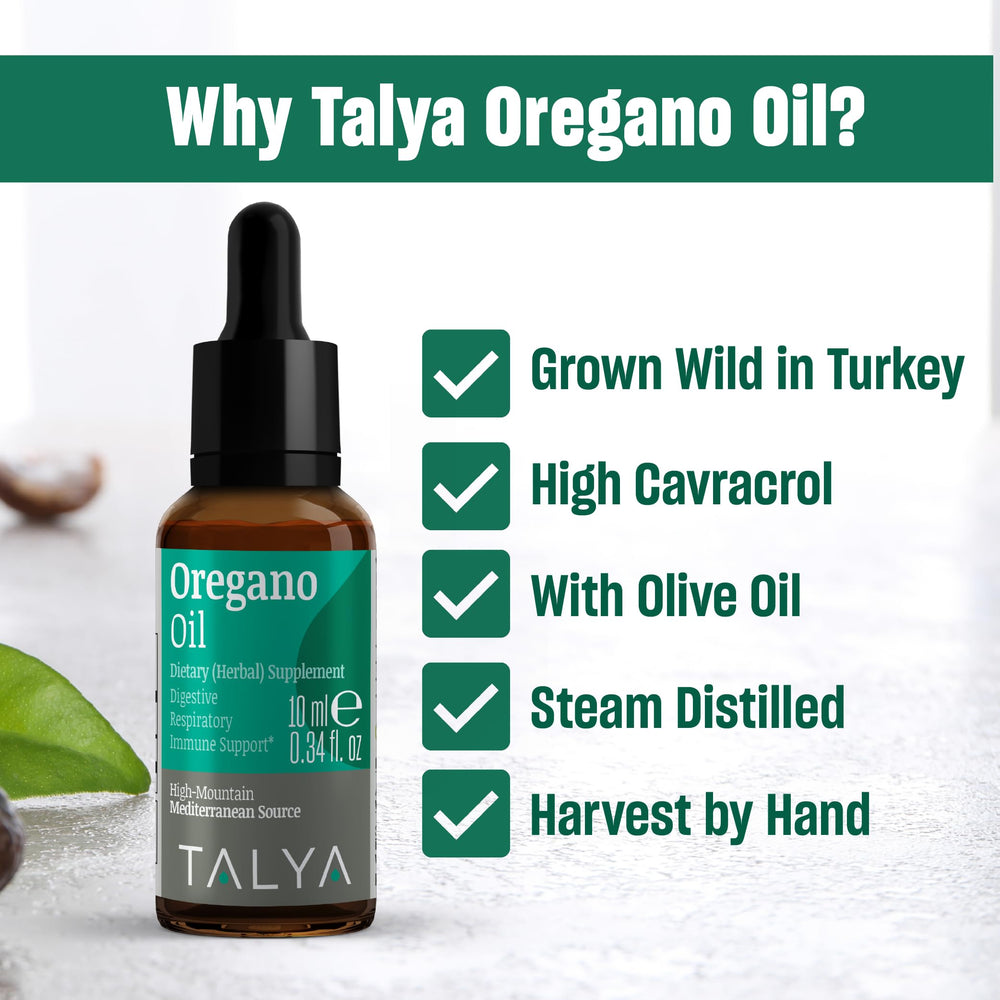 Oregano oil blended with extra virgin olive oil bottle