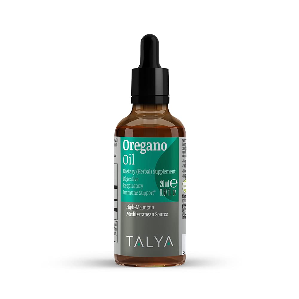 TALYA Oregano Oil bottle front - 0.67 fl oz