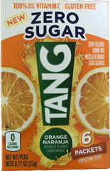 Tang On The Go! Orange Naranja Vitamin C Drink Mix - 6 Boxes (36 Packets)