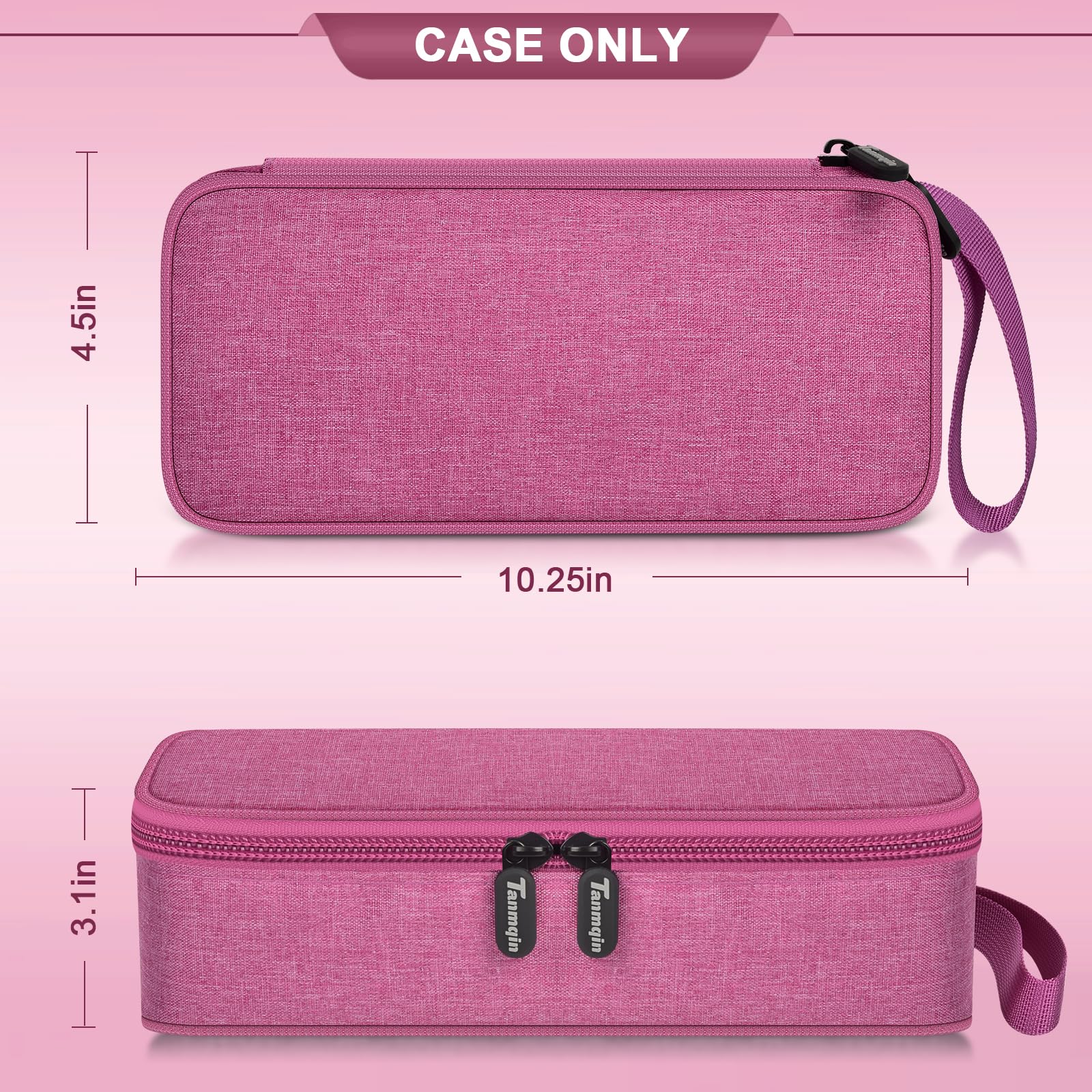 Interior of Tanmqin case showing soft lining