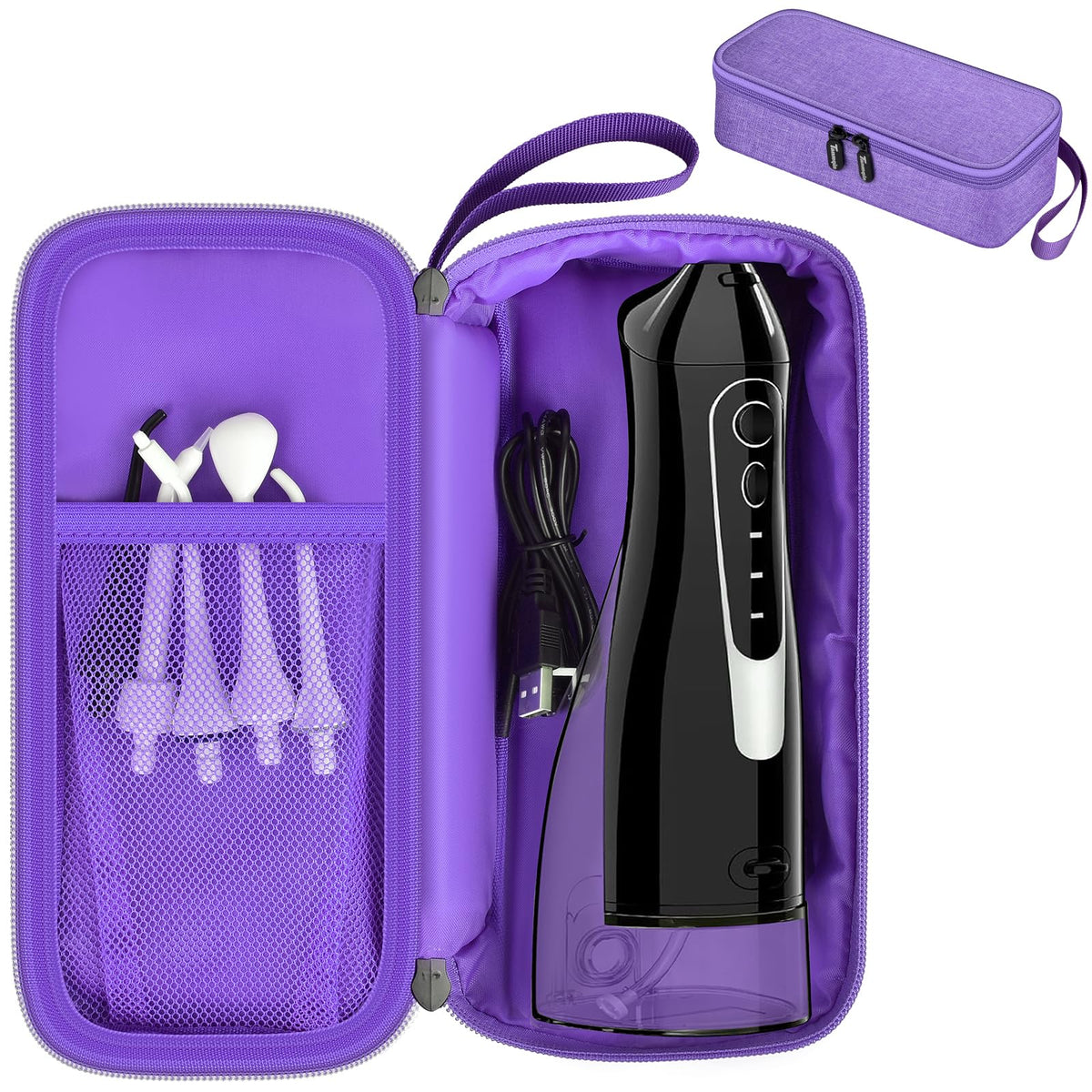 Tanmqin water flosser case compatible with COSLUS, Nicwell, Bitvae and Leominor