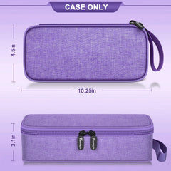 Side view showing durable black Tanmqin storage bag with carrying strap