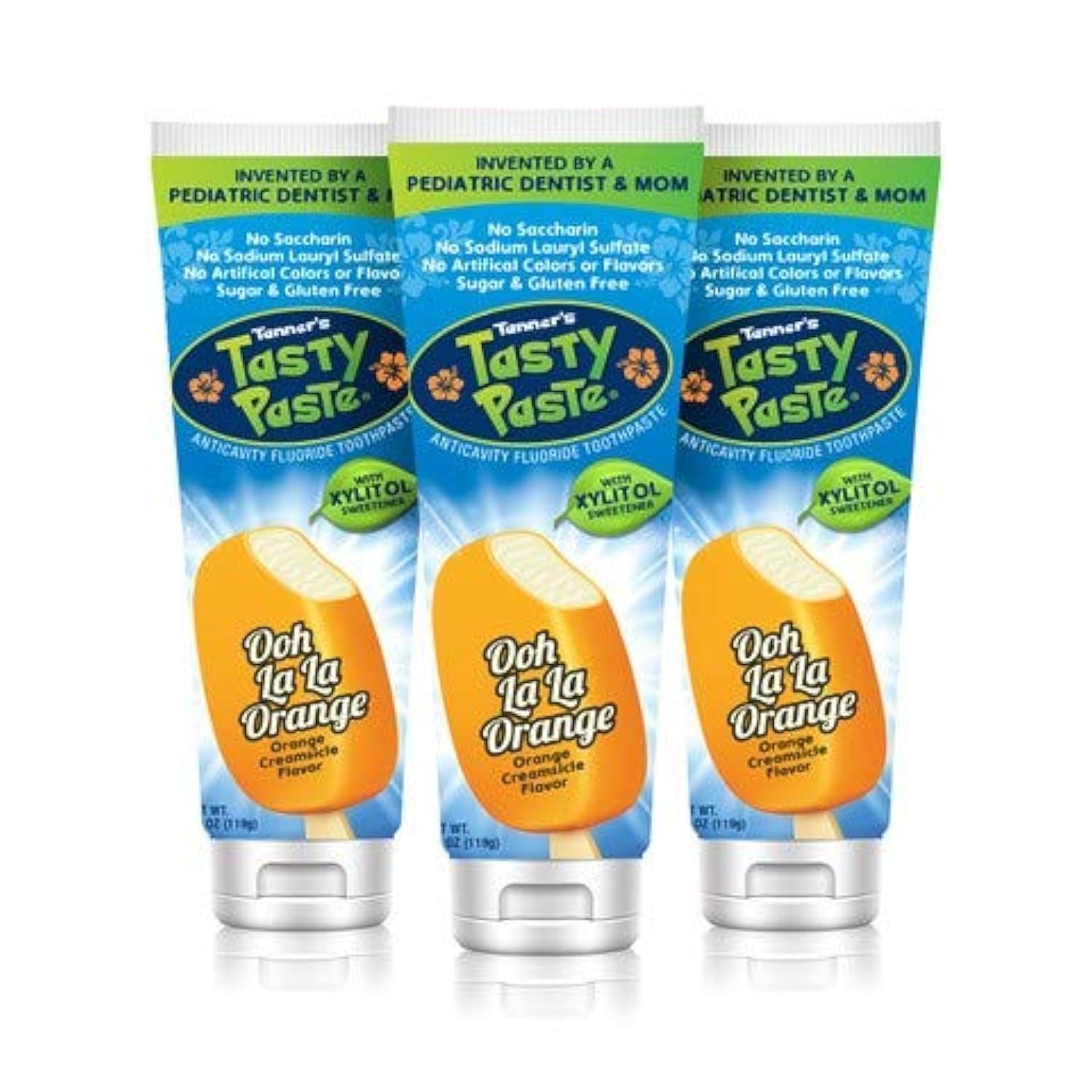 Hero image of Tanner's Tasty Paste Ooh La La Orange 3-pack