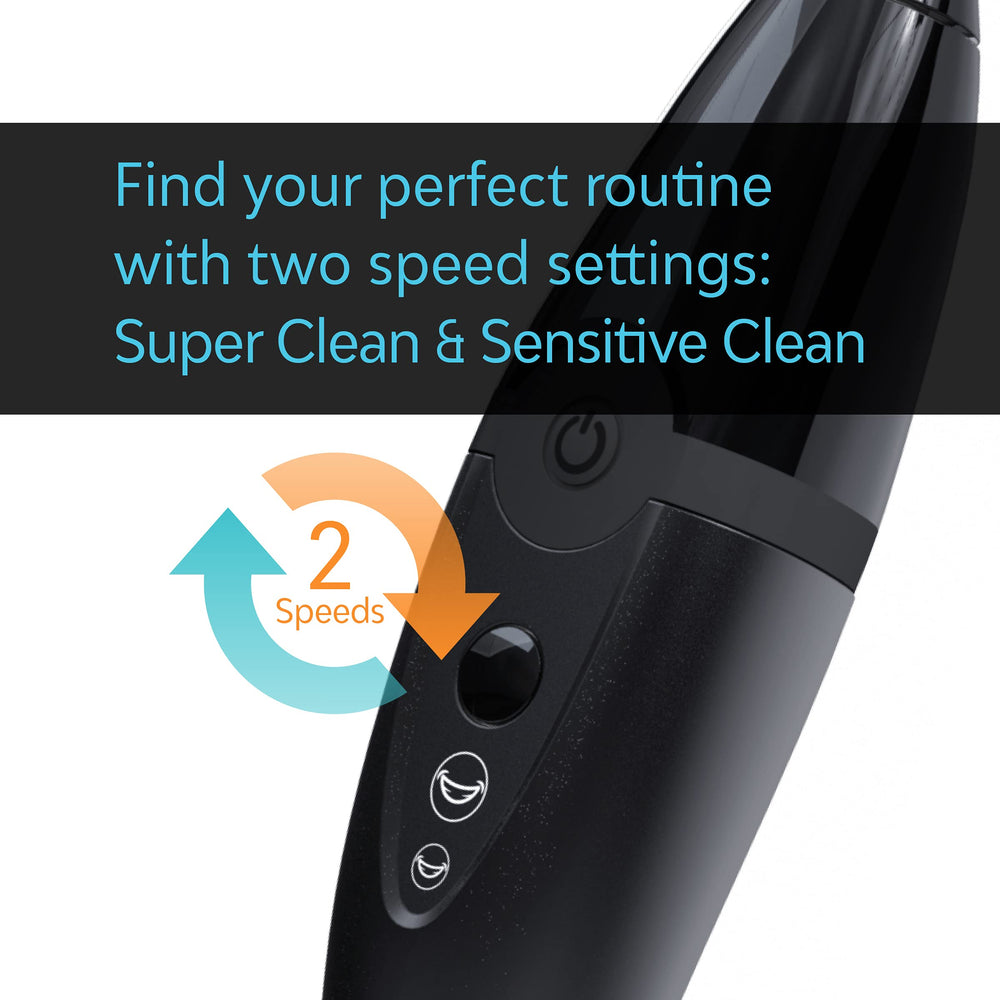 2 minute brushing timer with quadrant pauses