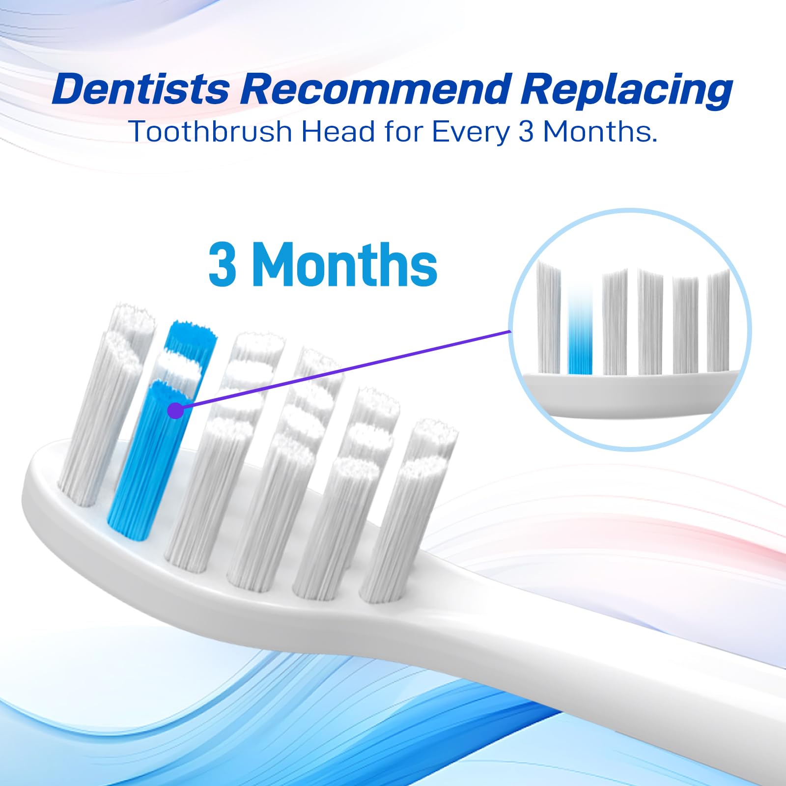 TAO Clean compatible replacement toothbrush heads in white - 10 pack - image 4