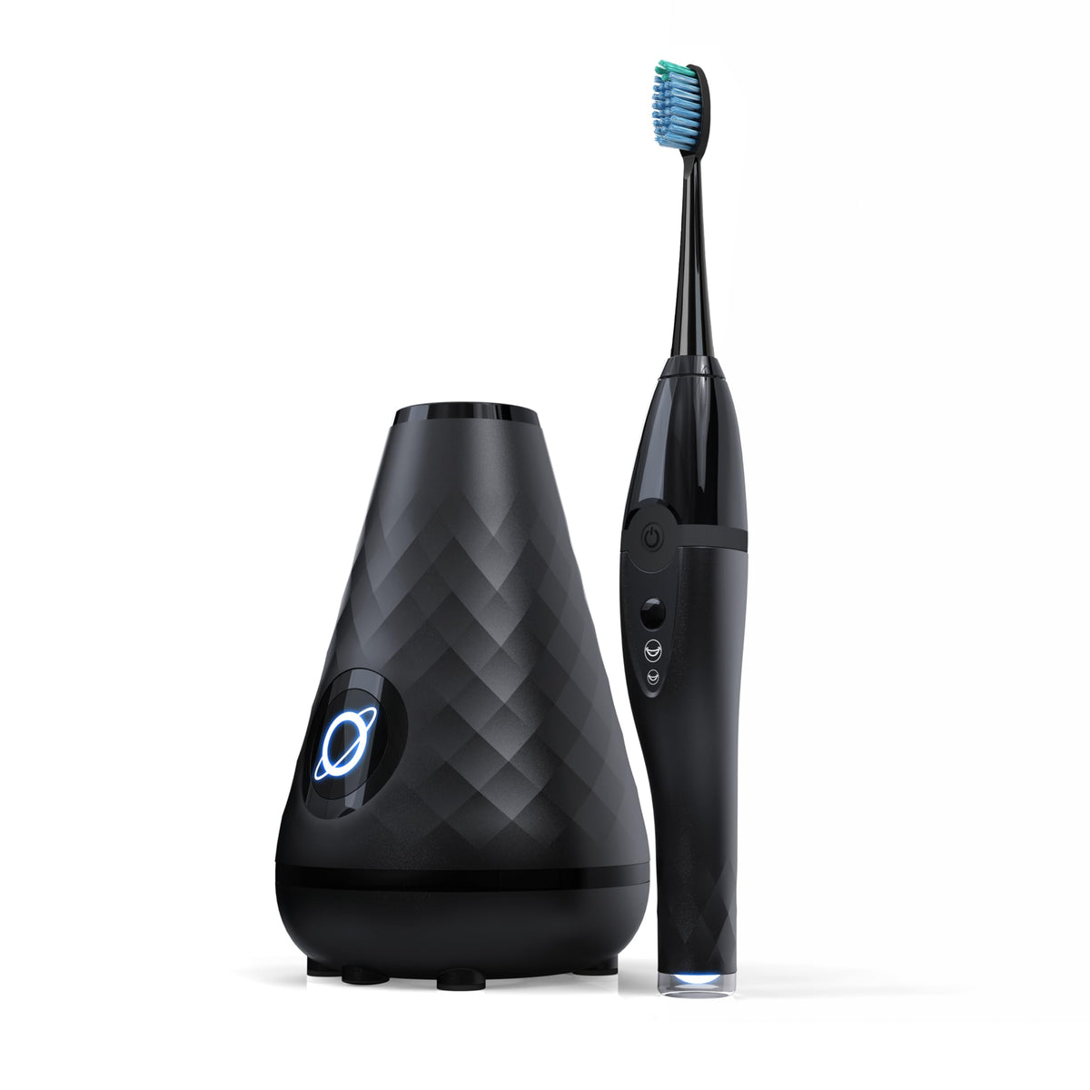 TAO Clean Sonic Toothbrush in black with ergonomic handle