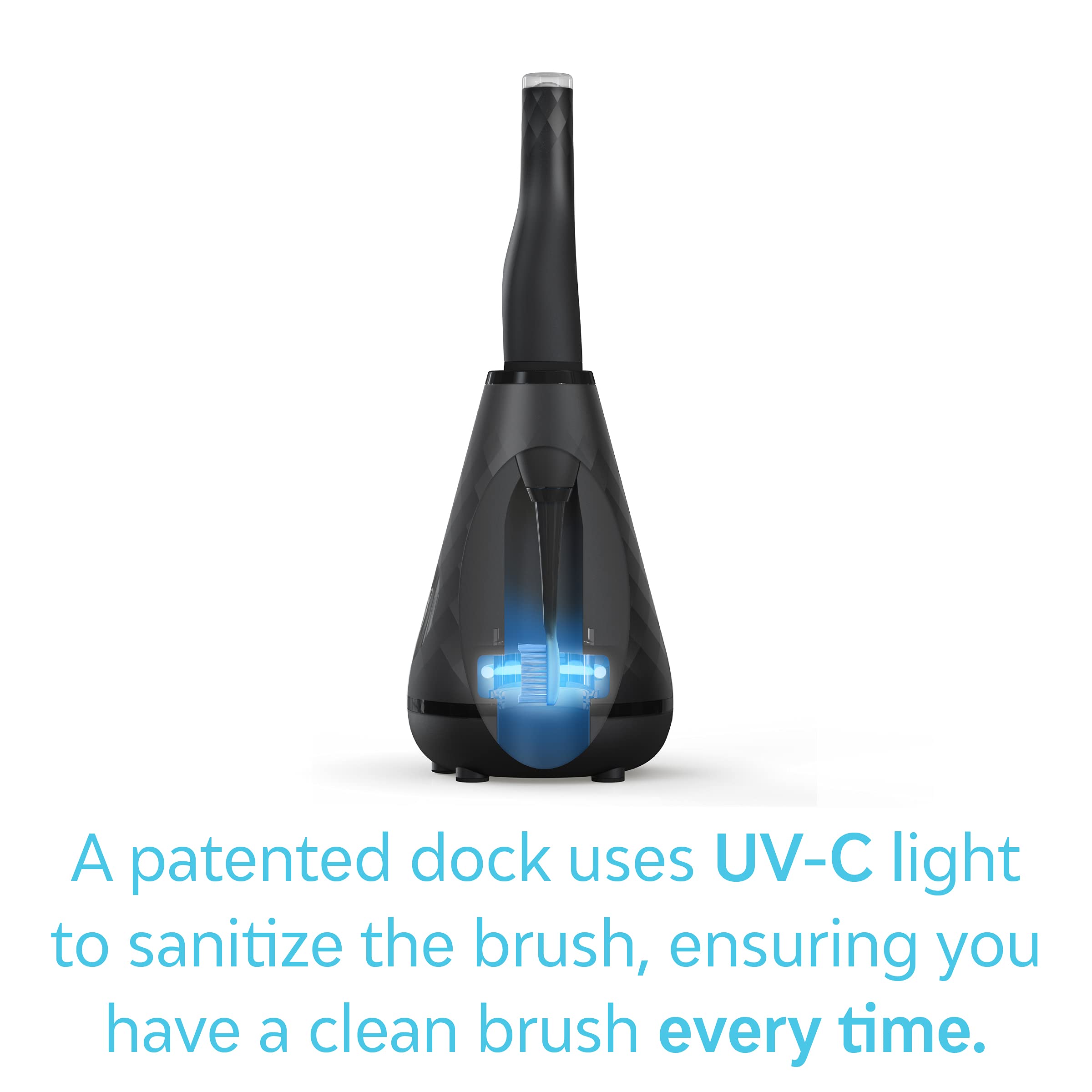 Toothbrush docked in the TAO Clean Base Station