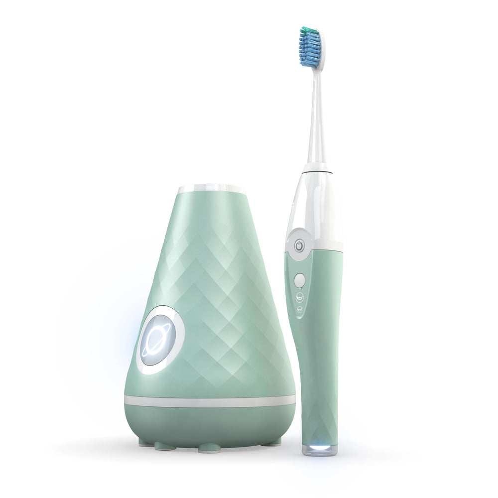 Tao Clean UV Sanitizing Sonic Toothbrush in Seaglass Green - front view