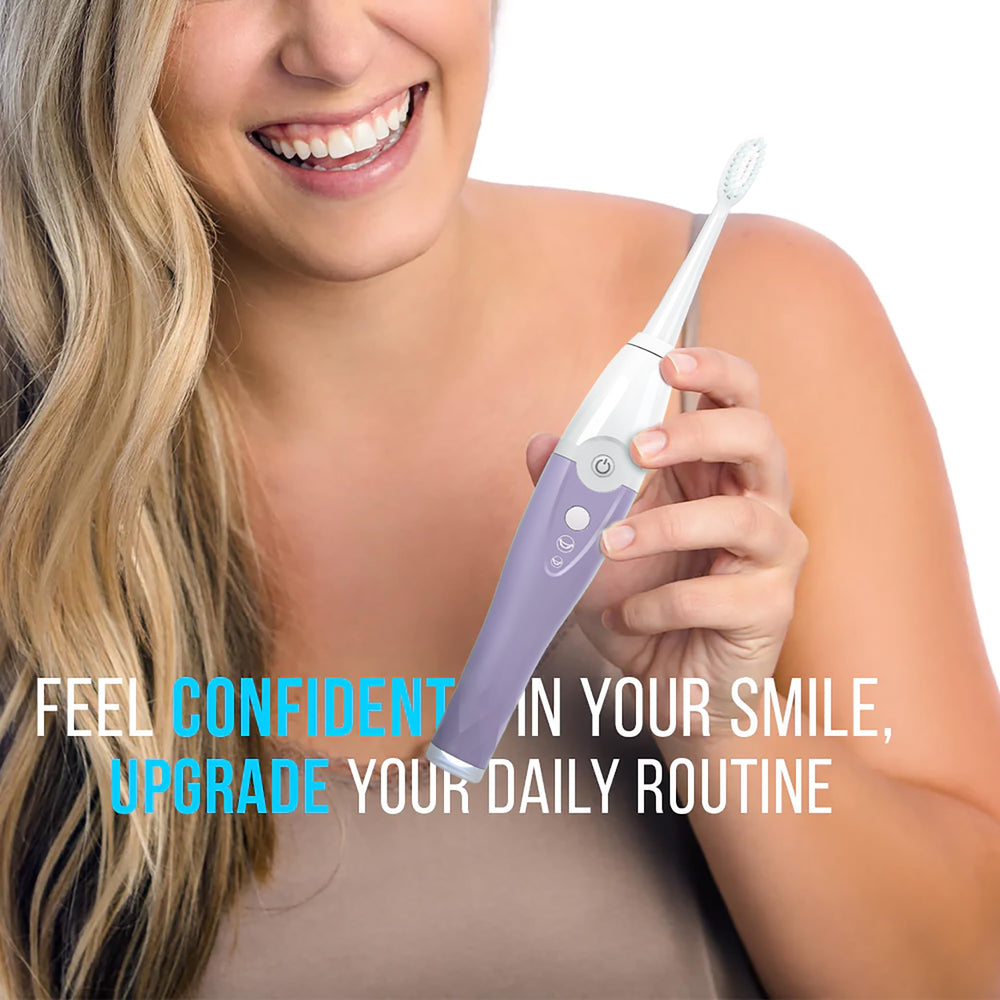 TAO Clean UV Sanitizing Station in Lilac Bliss with toothbrush dock