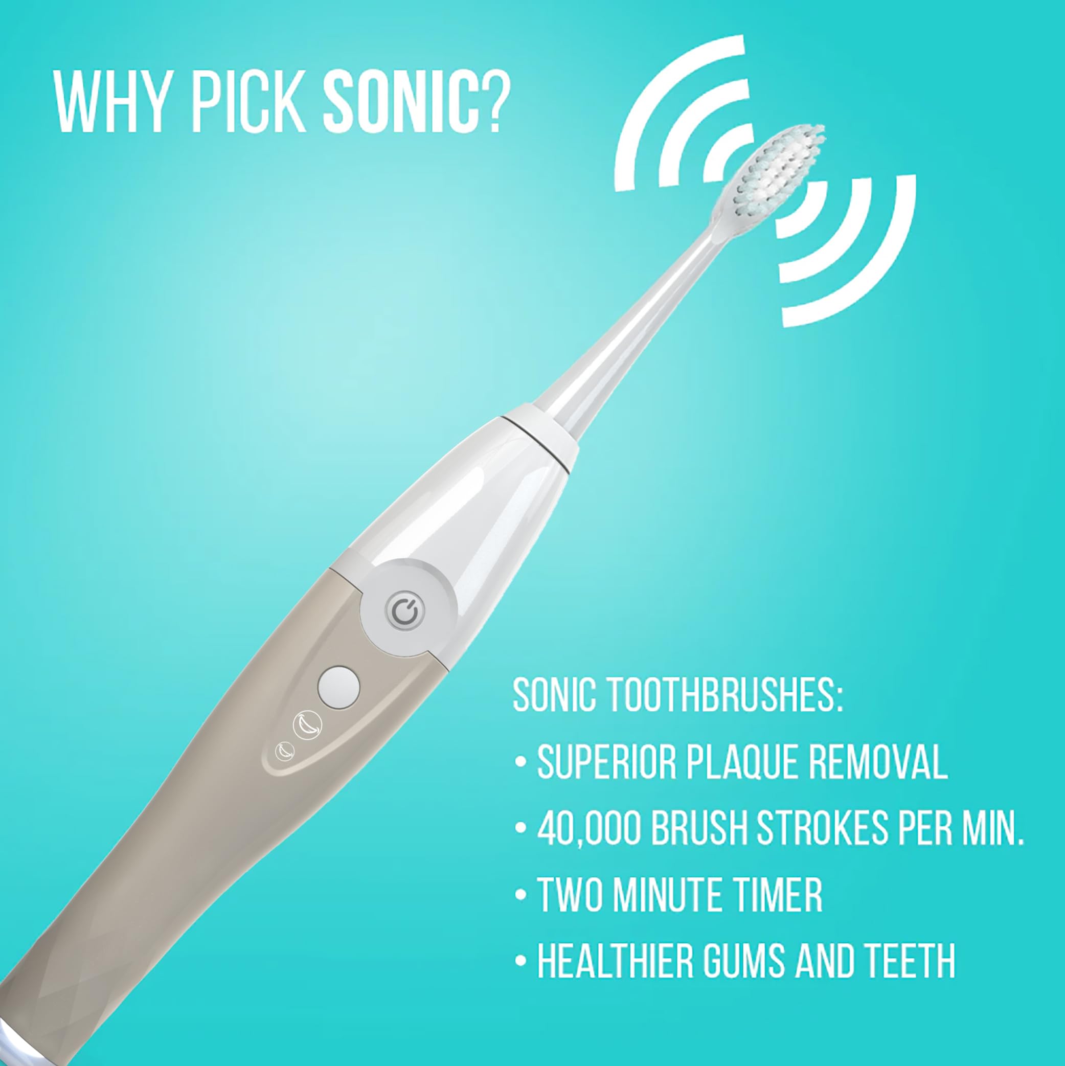 UV-C sanitizing station drying and charging the toothbrush