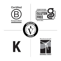 Close-up of 60 vegan capsules bottle label