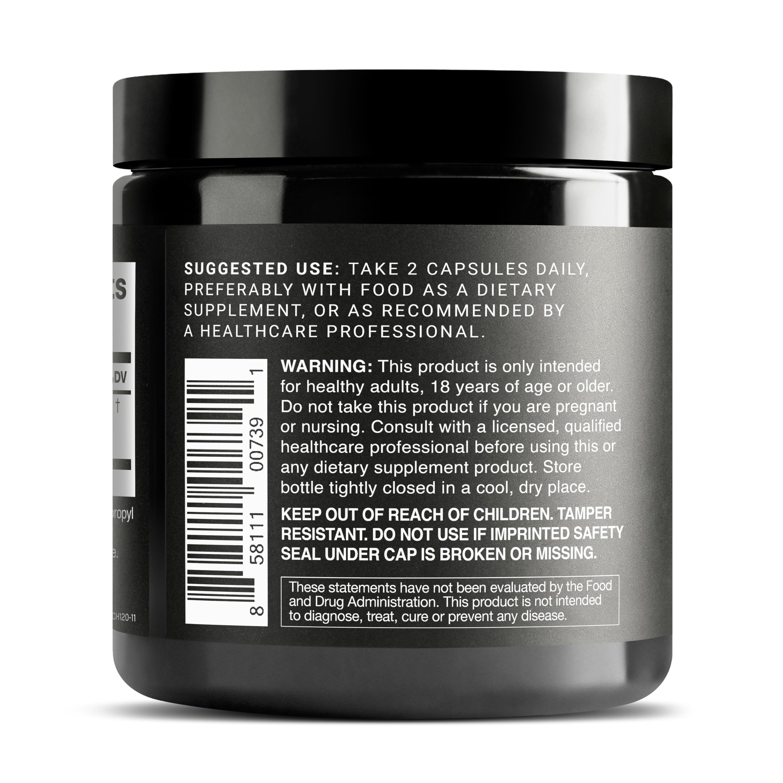 Label highlighting 1,000 mg tart cherry extract per serving