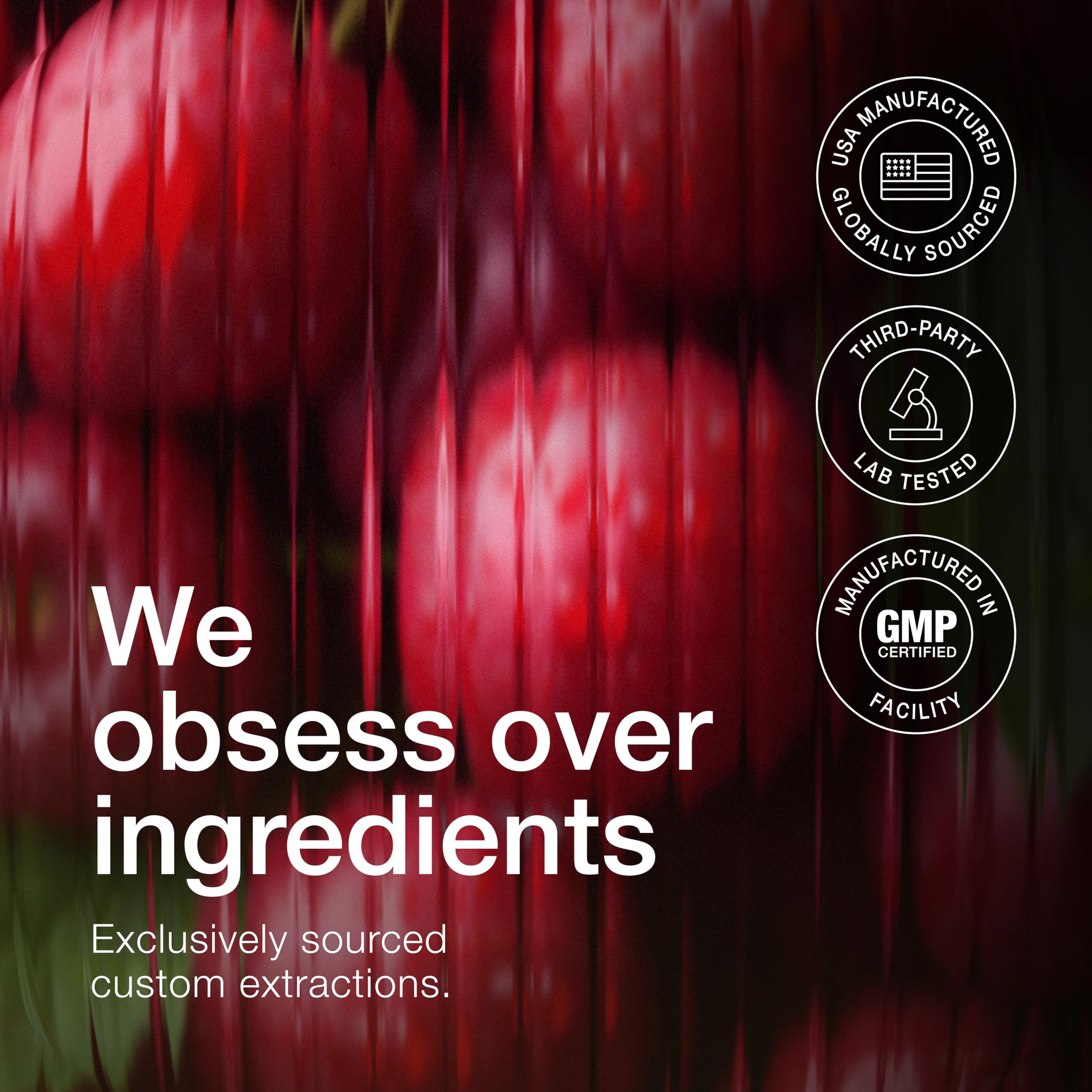 Bottle showing 120 Tart Cherry Capsules