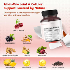 Joint health and mobility concept showing improved movement from the supplement