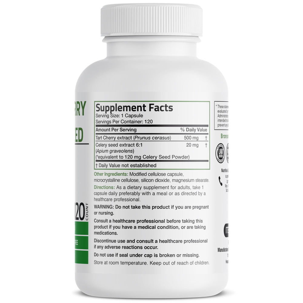 Tart Cherry extract with celery seed blend illustration