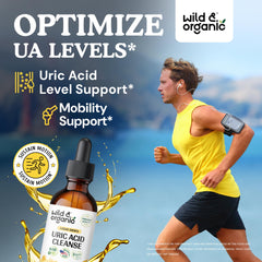 Tart cherry extract and uric acid support ingredients