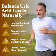 Tart cherry extract for uric acid and joint comfort