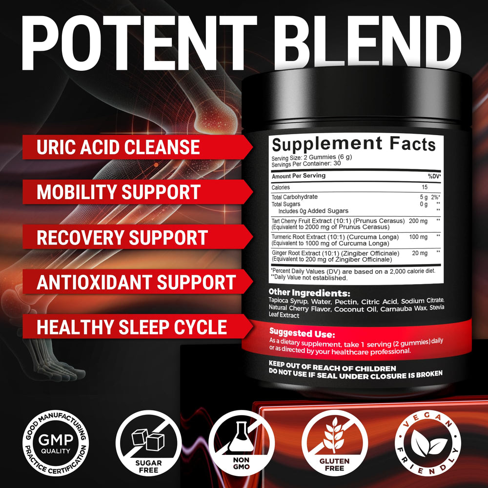 Athlete recovery concept with antioxidant gummies