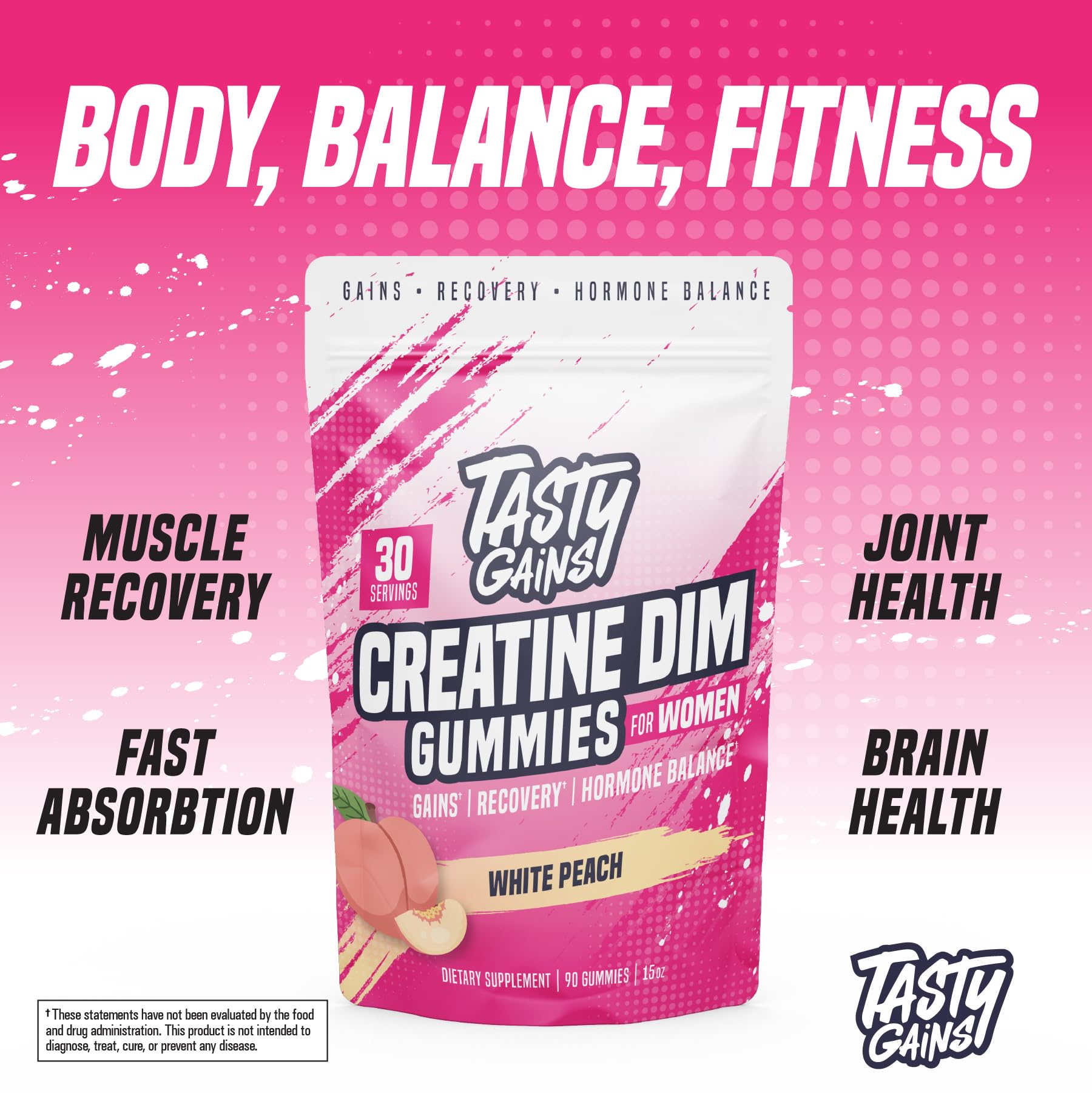 Gummies labeled as gelatin-free and dairy-free