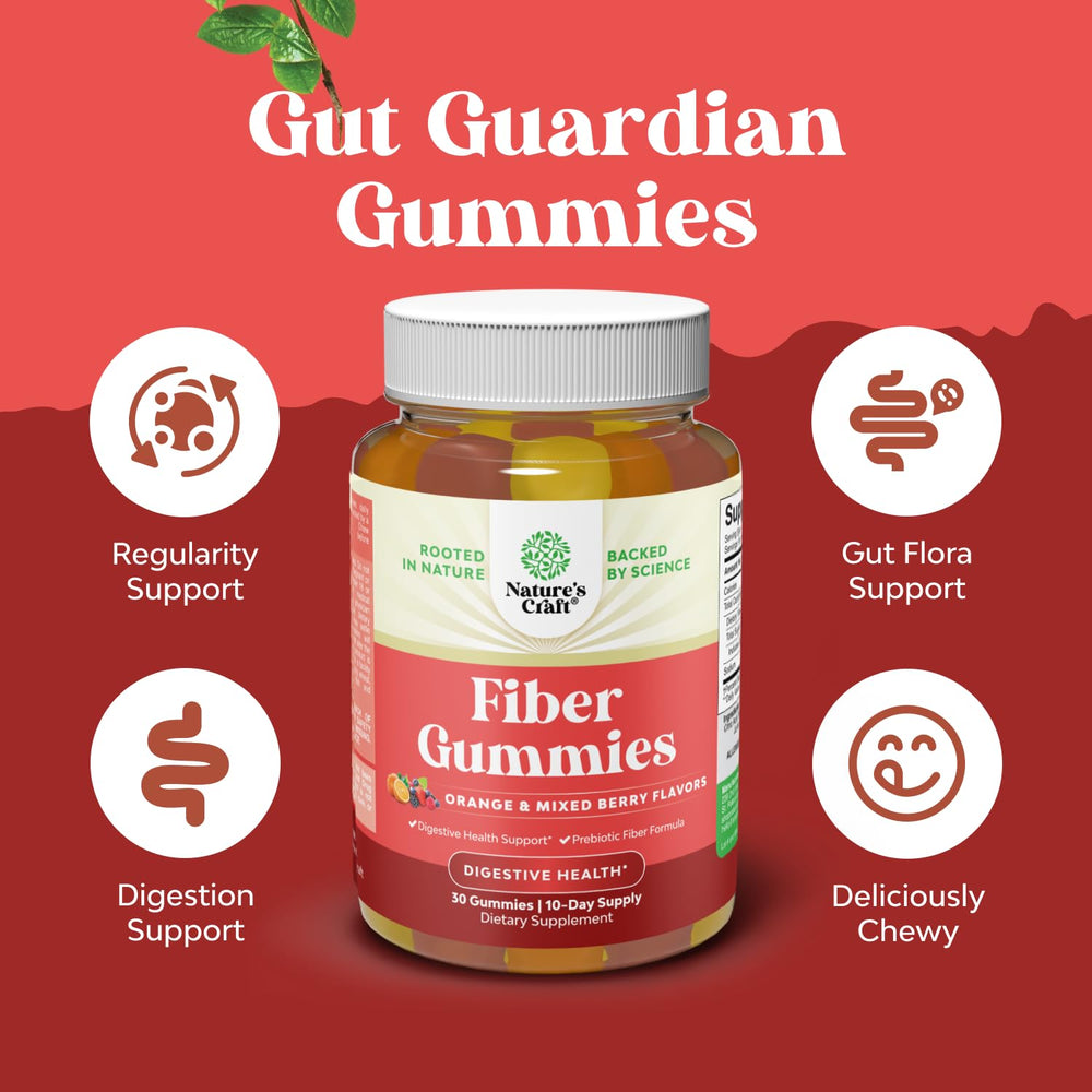 Gummy fiber supplements with vegan and non-GMO certifications