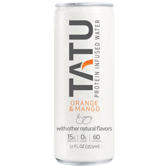 TATU Orange Mango Ready-To-Drink Protein Water 4-Pack - front view