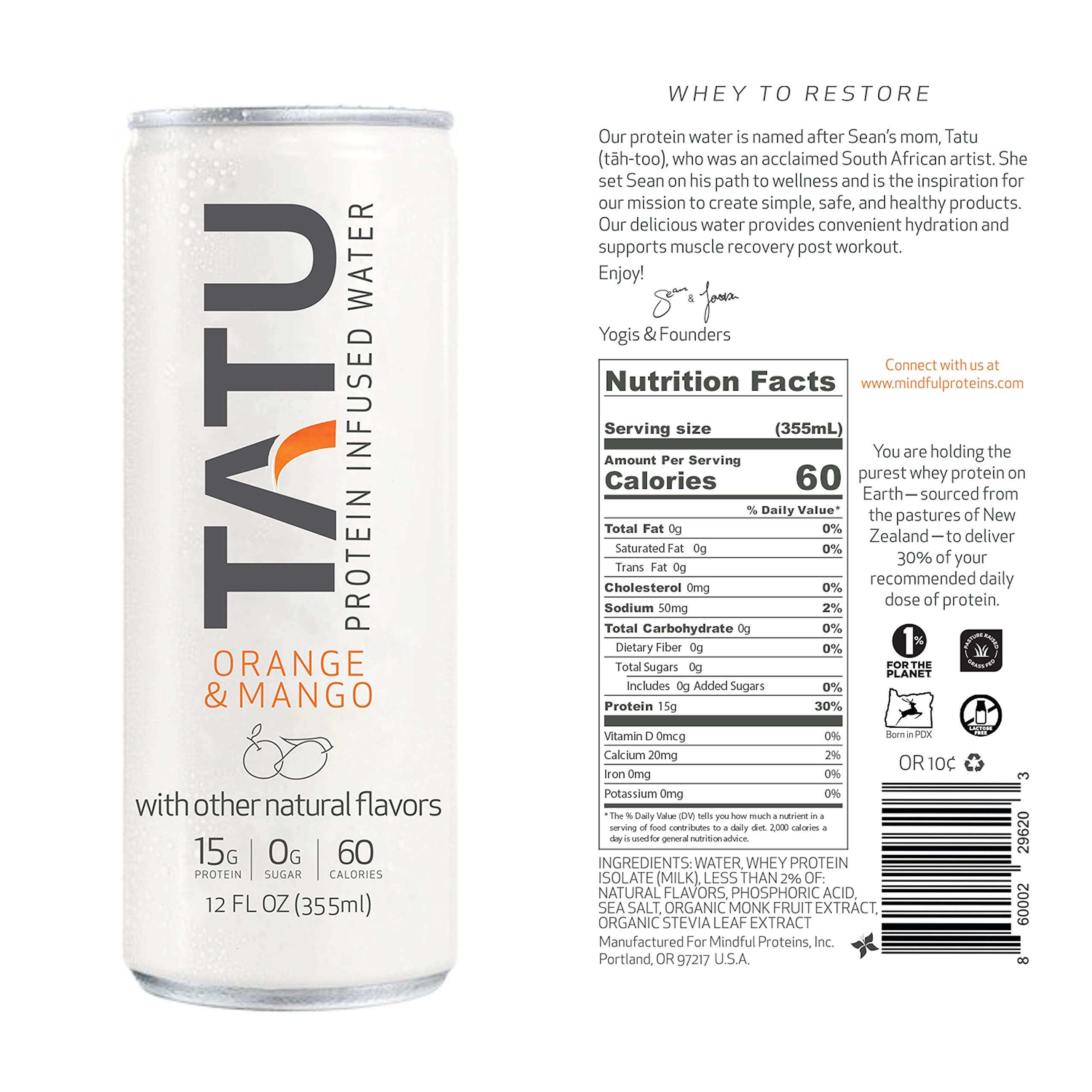TATU 4-pack box packaging with bottles