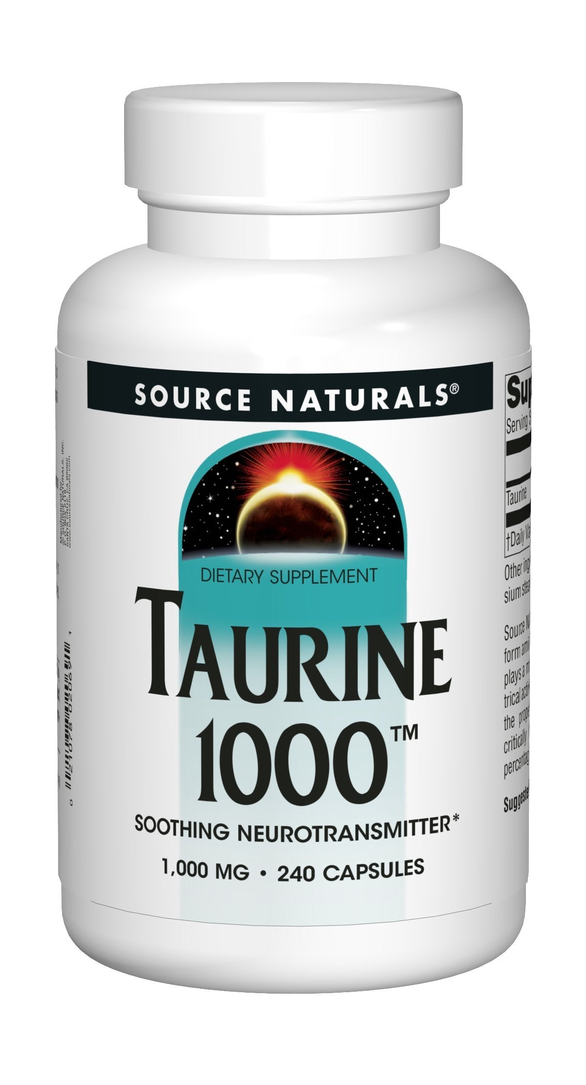 Hypoallergenic taurine supplement packaging