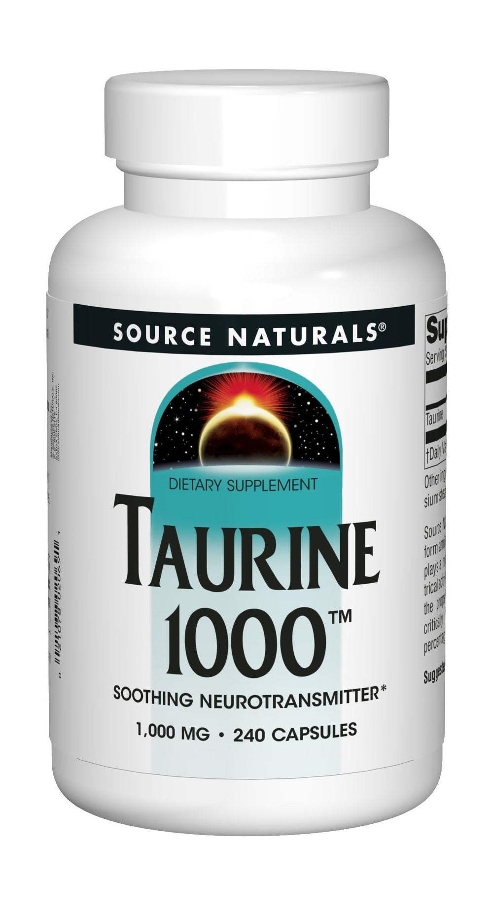 Hypoallergenic taurine supplement packaging